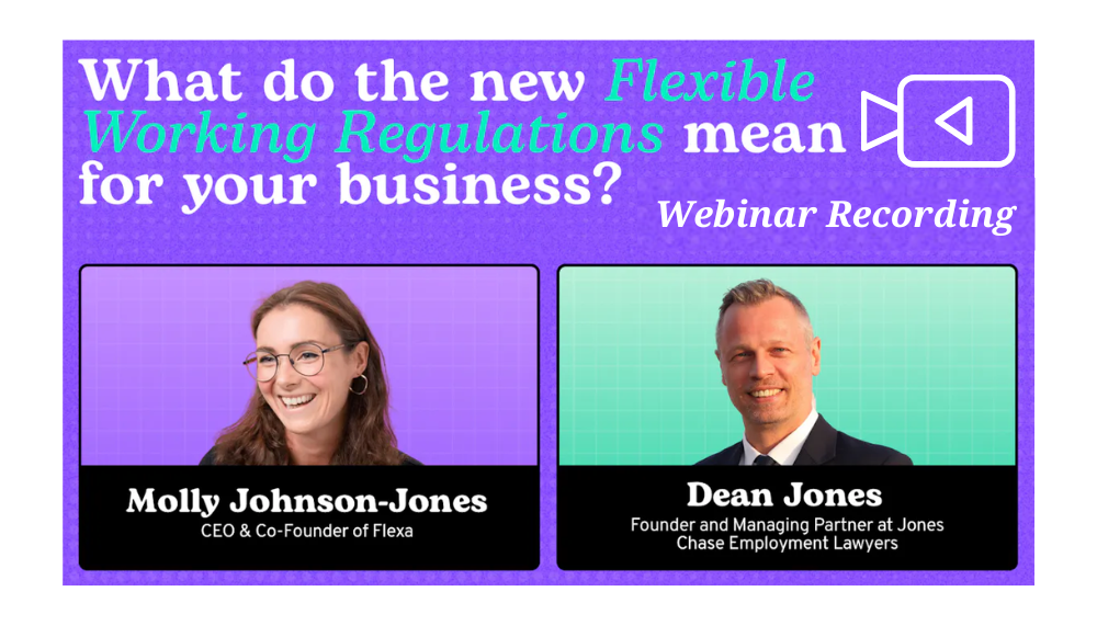 Flexa webinar on flexible working regulations